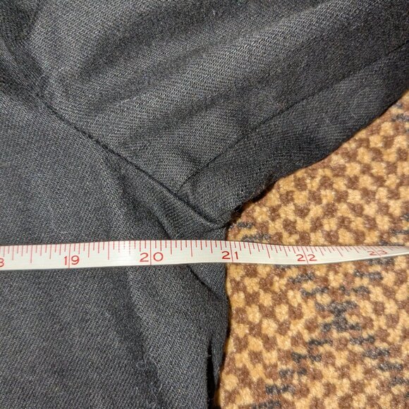 Ralph Lauren Jeans Black Canvas Military Jacket Womens Large Gold Toggle Utility - Picture 10 of 12